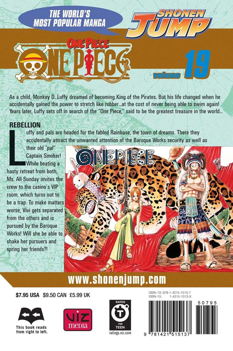 Манга One Piece Manga Volume 19
Манга One Piece Manga Volume 19