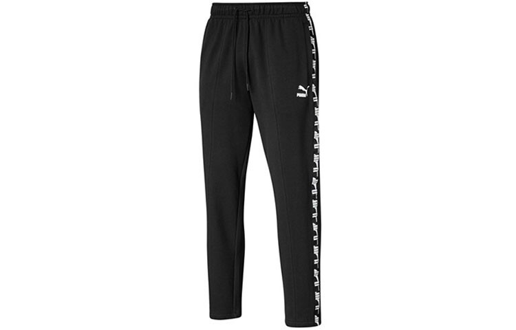 Мужские трикотажные спортивные штаны Puma, цвет Black 
Мужские трикотажные спортивные штаны Puma, цвет Black