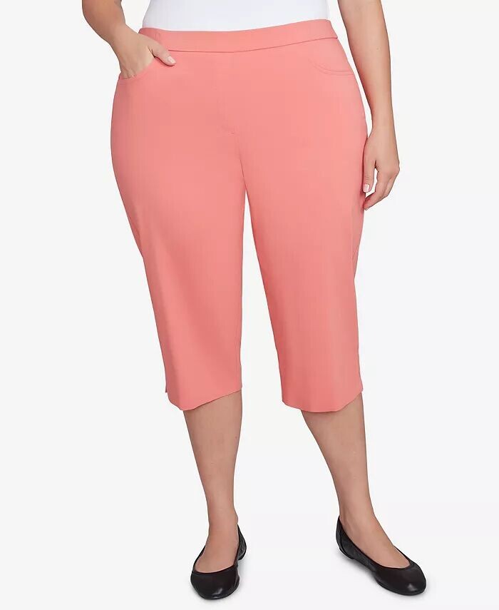 Классические брюки-клеш Allure Clamdigger размера плюс с плоским передом Alfred Dunner, оранжевый
Классические брюки-клеш Allure Clamdigger размера плюс с плоским передом Alfred Dunner, оранжевый