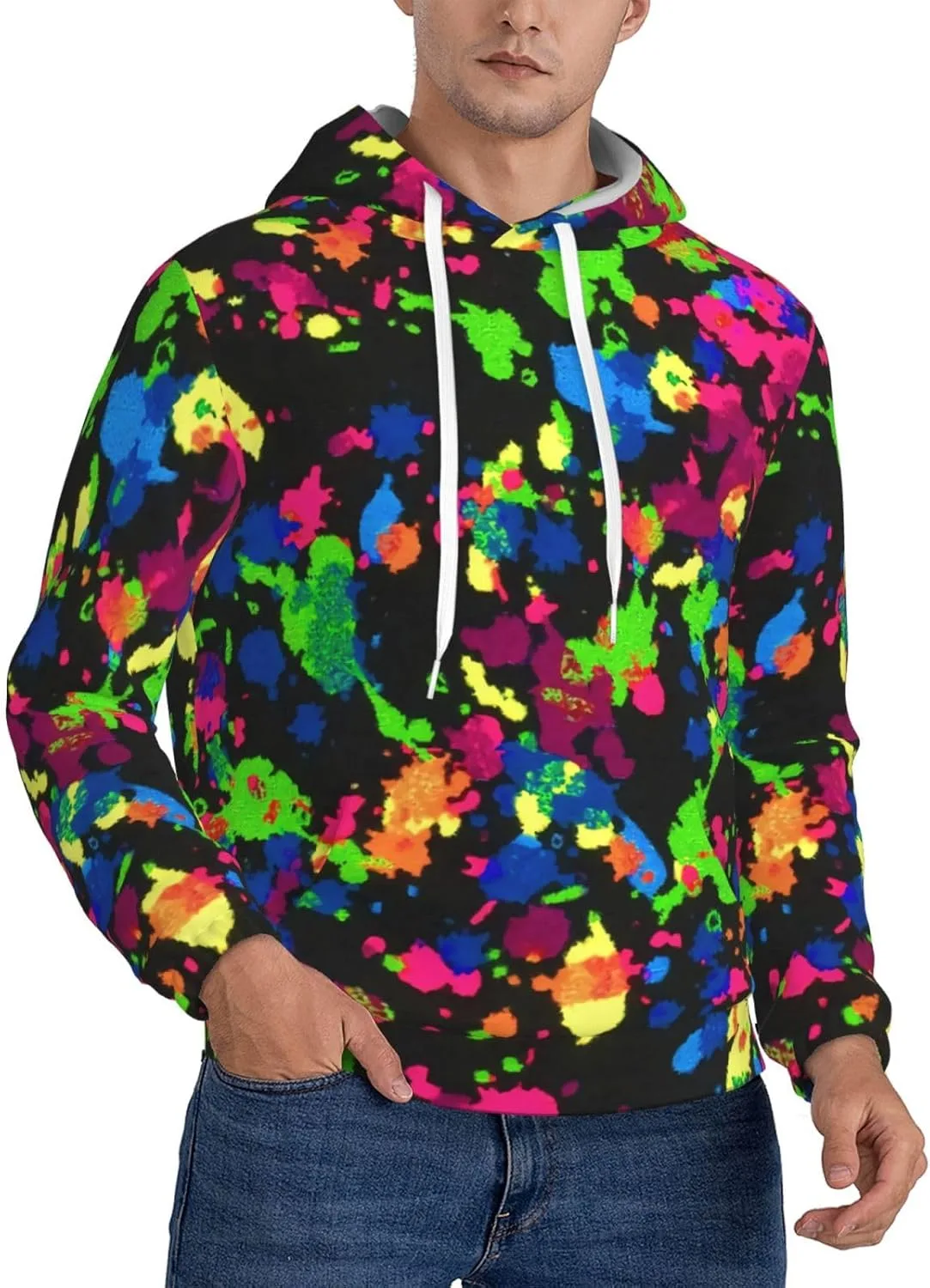 Толстовка с капюшоном Rainbow Of Neon Paint Splatters SDERDZSE
Толстовка с капюшоном Rainbow Of Neon Paint Splatters SDERDZSE