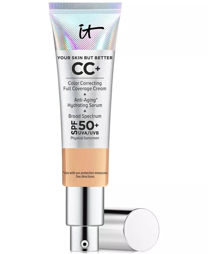 CC+ Крем с SPF 50+ It Cosmetics, цвет Medium Tan
CC+ Крем с SPF 50+ It Cosmetics, цвет Medium Tan