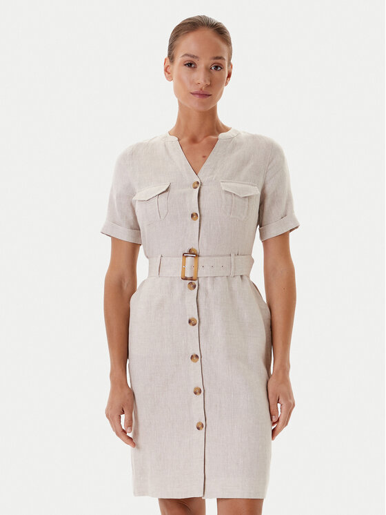 Платье-рубашка regular fit Sofori T2509.204 Tatuum, бежевый
Платье-рубашка regular fit Sofori T2509.204 Tatuum, бежевый