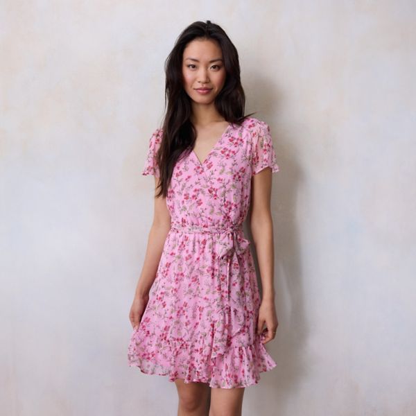 Женское платье с расклешенными рукавами и запахом Lc Lauren Conrad, цвет pink balboa floral
Женское платье с расклешенными рукавами и запахом Lc Lauren Conrad, цвет pink balboa floral