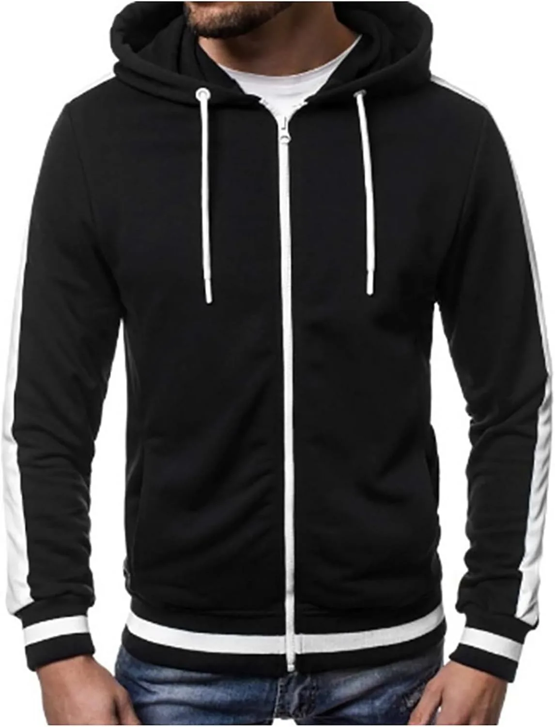 Мужской худи оверсайз с молнией, флис
Мужской худи оверсайз с молнией, флис