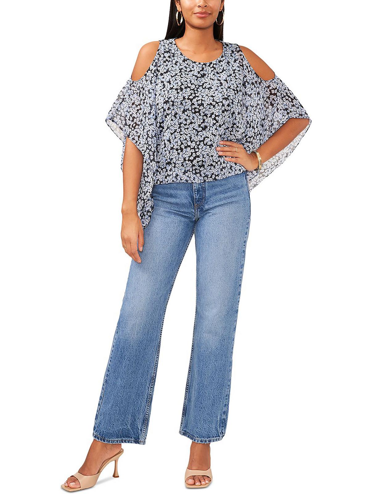 Женская блузка с открытыми плечами и цветочным принтом Sam & Jess, цвет black/denim
Женская блузка с открытыми плечами и цветочным принтом Sam & Jess, цвет black/denim