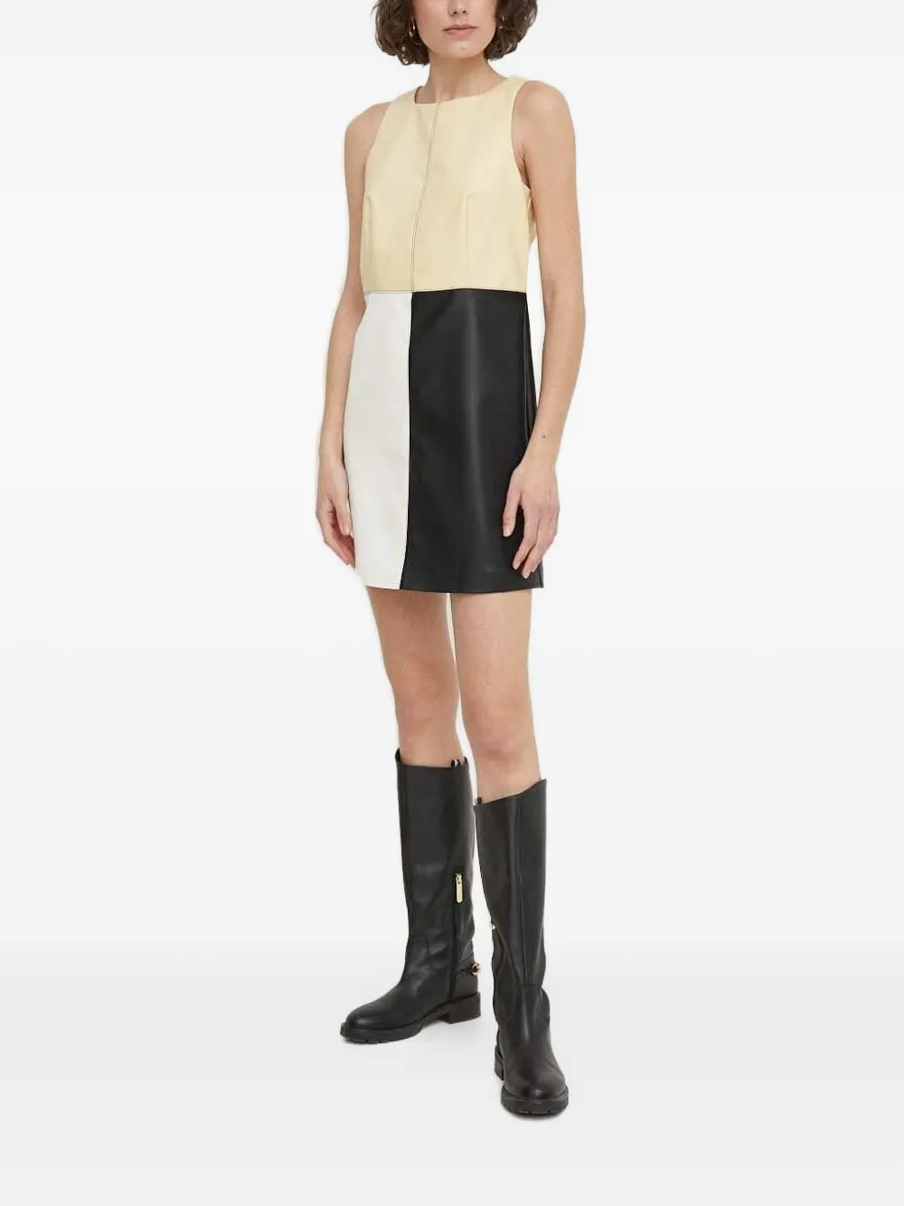 Платье мини в стиле колор-блок Sisley, нейтральный
Платье мини в стиле колор-блок Sisley, нейтральный