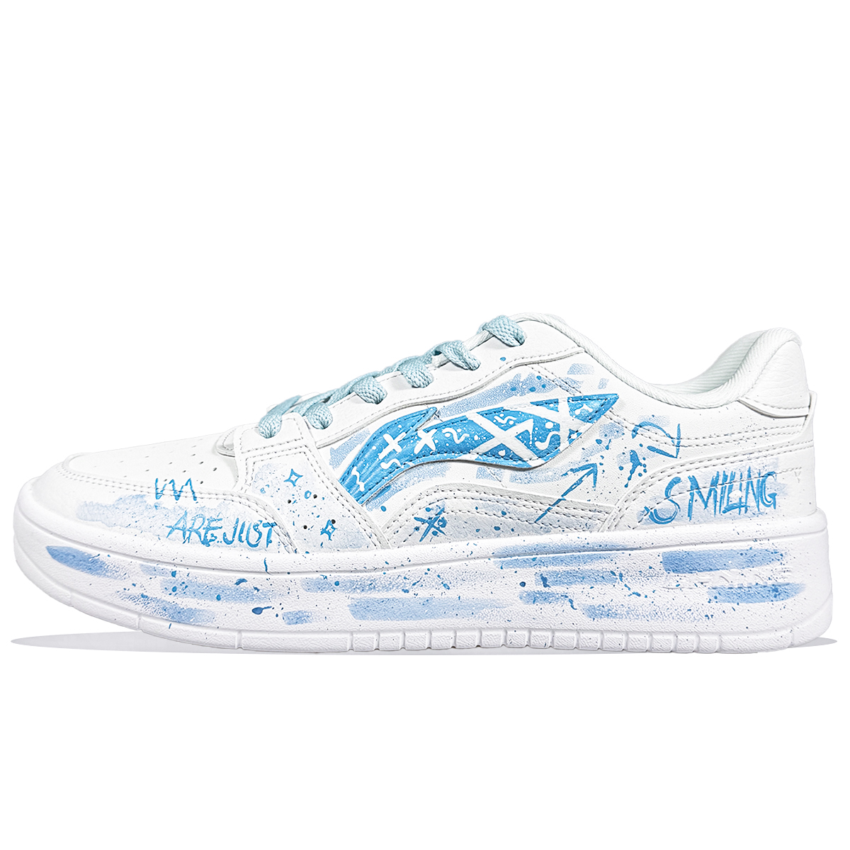 LINING ЛиНинг Acer Truncatum противоскользящие амортизирующие износостойкие низкие скейтбордские кроссовки мужские сине-белые, цвет White Blue
LINING ЛиНинг Acer Truncatum противоскользящие амортизирующие износостойкие низкие скейтбордские кроссовки мужские сине-белые, цвет White Blue