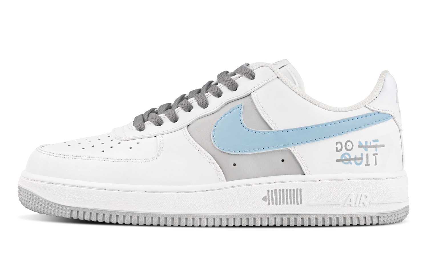 Nike Air Force 1 Abrasion Resistant Low Top Skateboard Shoes Men's Light Blue
Nike Air Force 1 Abrasion Resistant Low Top Skateboard Shoes Men's Light Blue