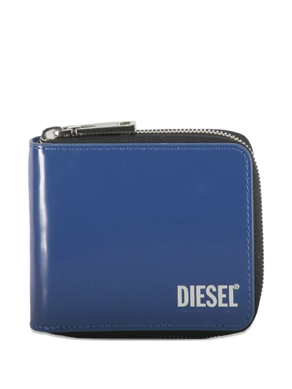 Глянцевый кошелек на молнии Diesel, синий
Глянцевый кошелек на молнии Diesel, синий