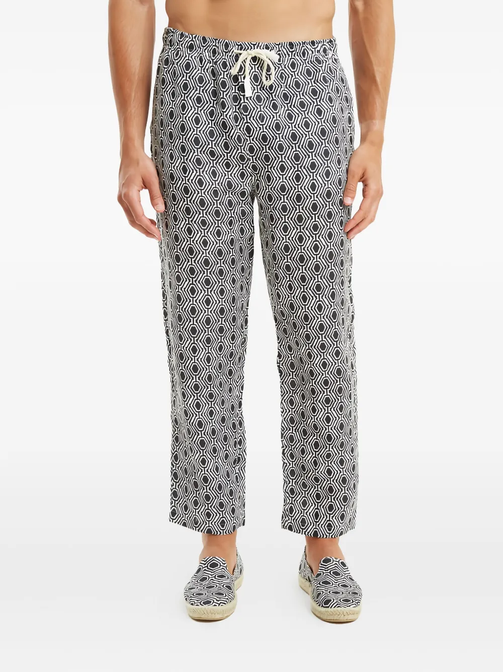 Брюки с геометрическим узором Peninsula Swimwear, черный
Брюки с геометрическим узором Peninsula Swimwear, черный