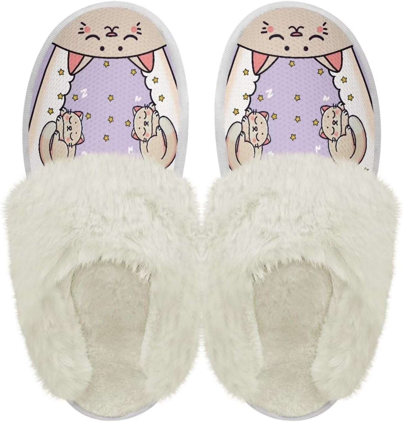 Хлопковые тапочки PJHEQOXE с пушистыми краями, домашние тапочки для дома и улицы, хлопковые тапочки унисекс, Sleep Cat
Хлопковые тапочки PJHEQOXE с пушистыми краями, домашние тапочки для дома и улицы, хлопковые тапочки унисекс, Sleep Cat