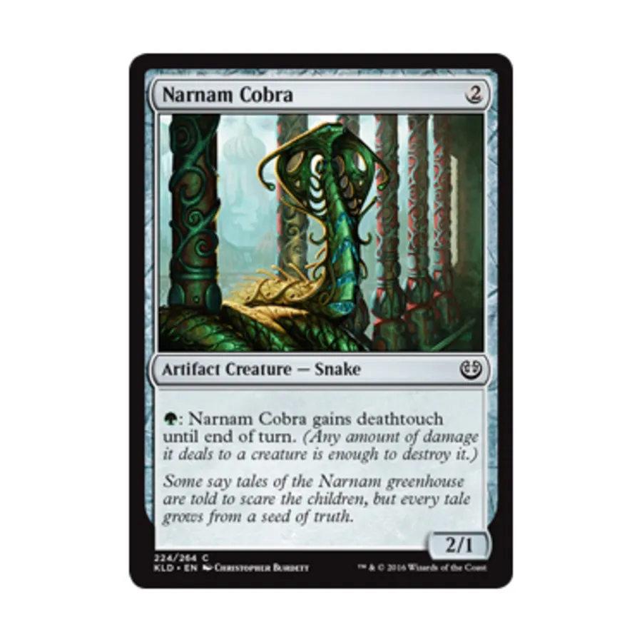 CCG Нарнамская Кобра (C) (Рольга), MTG - Kaladesh
CCG Нарнамская Кобра (C) (Рольга), MTG - Kaladesh