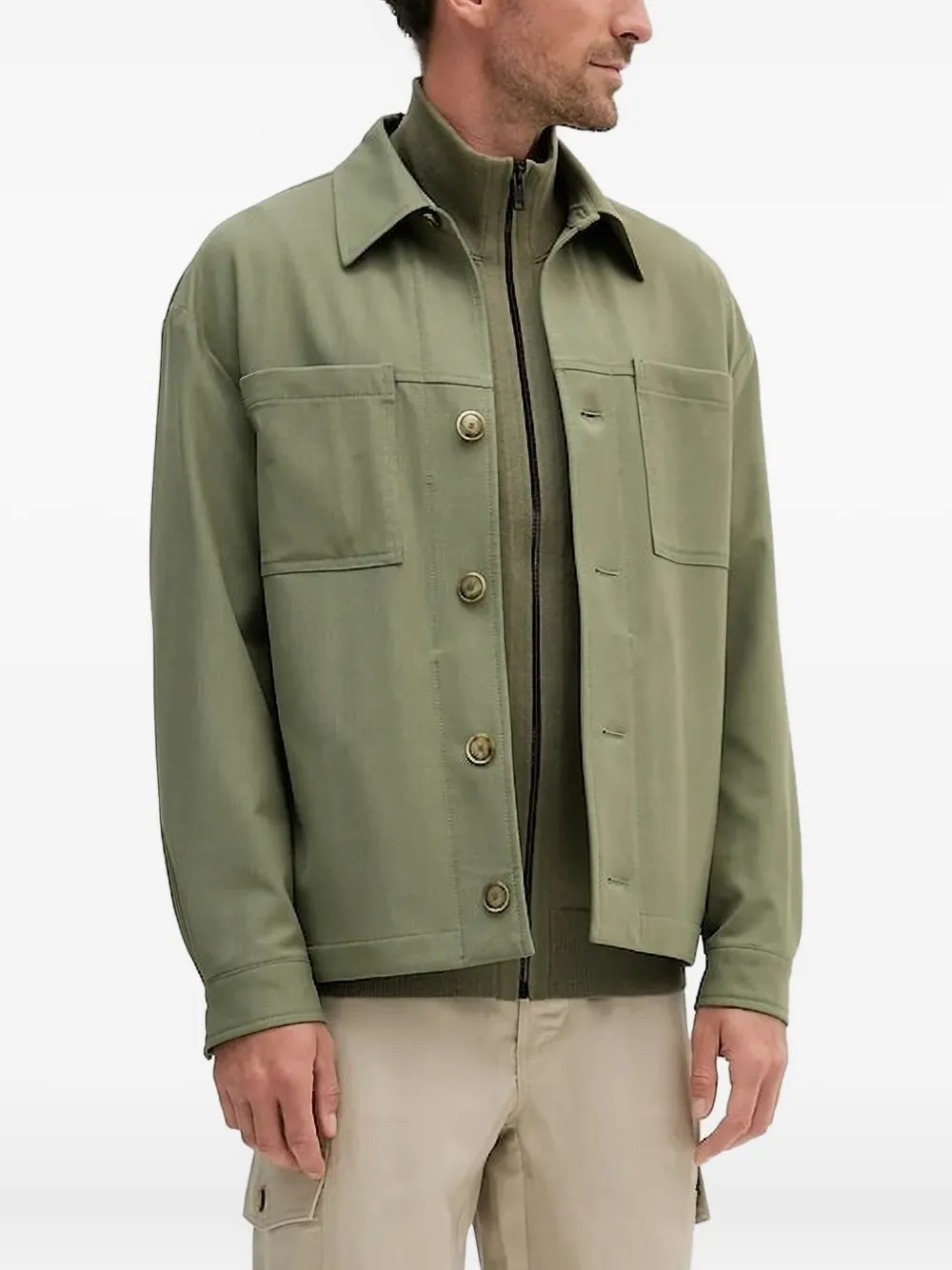 Жакет с пуговицами BOSS, зеленый
Жакет с пуговицами BOSS, зеленый