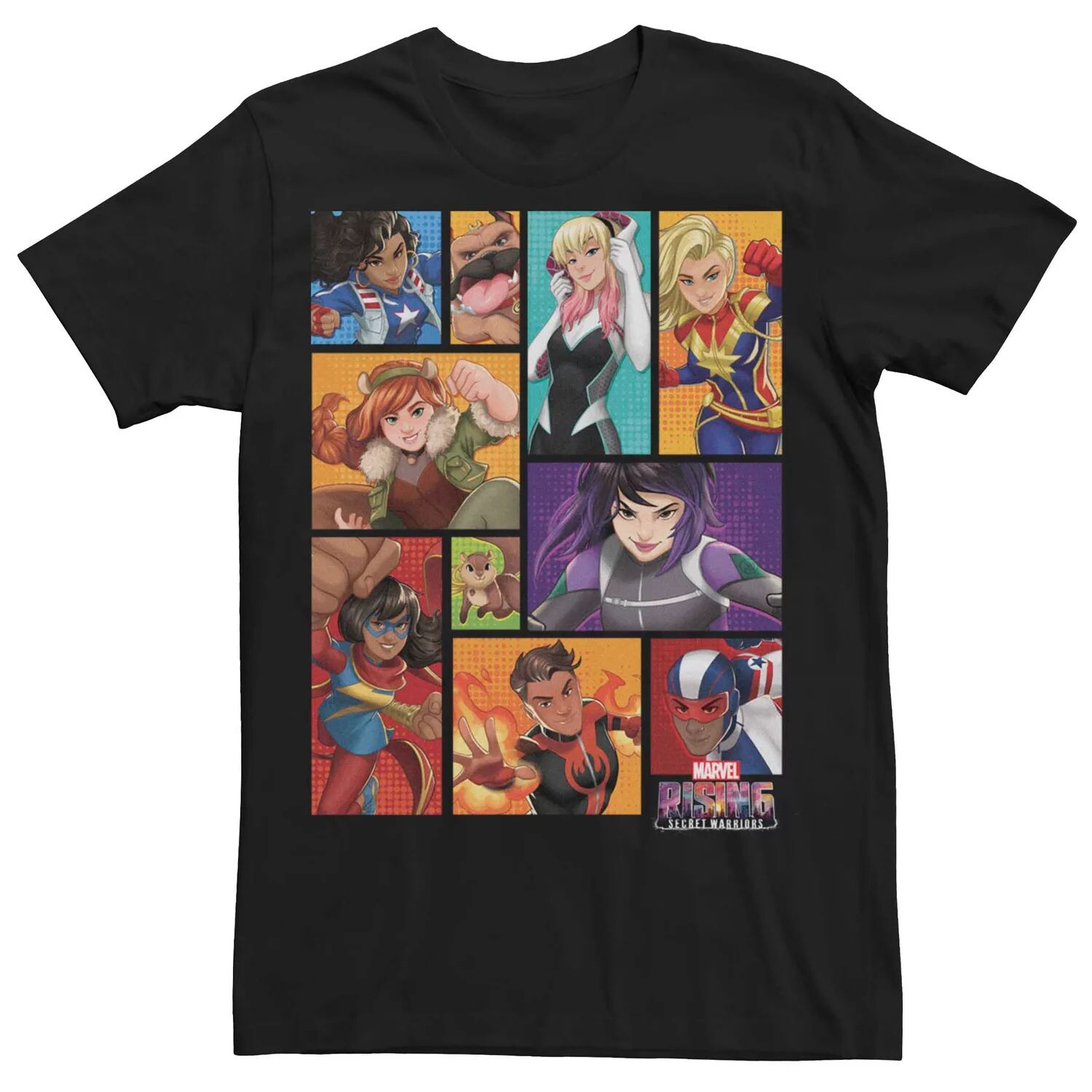 Мужская футболка Marvel Rising Group Blocks Licensed Character
Мужская футболка Marvel Rising Group Blocks Licensed Character
