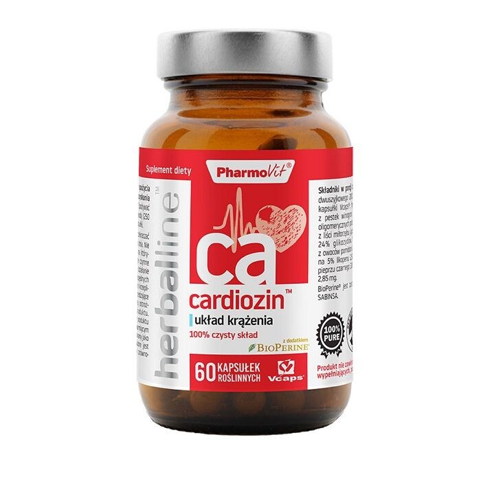 Препарат, поддерживающий систему кровообращения Pharmovit Cardiozin Układ Krążenia, 60 шт
Препарат, поддерживающий систему кровообращения Pharmovit Cardiozin Układ Krążenia, 60 шт