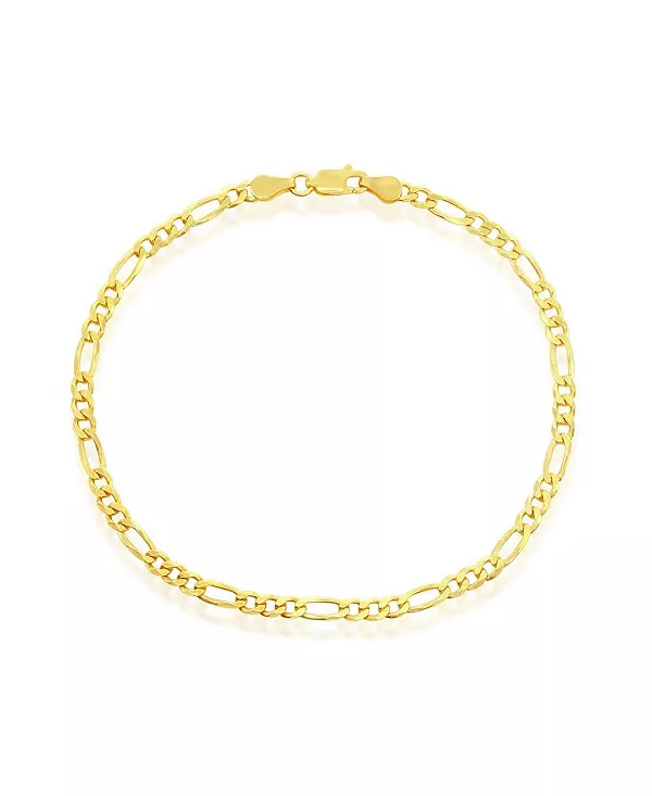 Браслет Фигаро из стерлингового серебра 3,5 мм, позолоченный Simona, gold
Браслет Фигаро из стерлингового серебра 3,5 мм, позолоченный Simona, gold