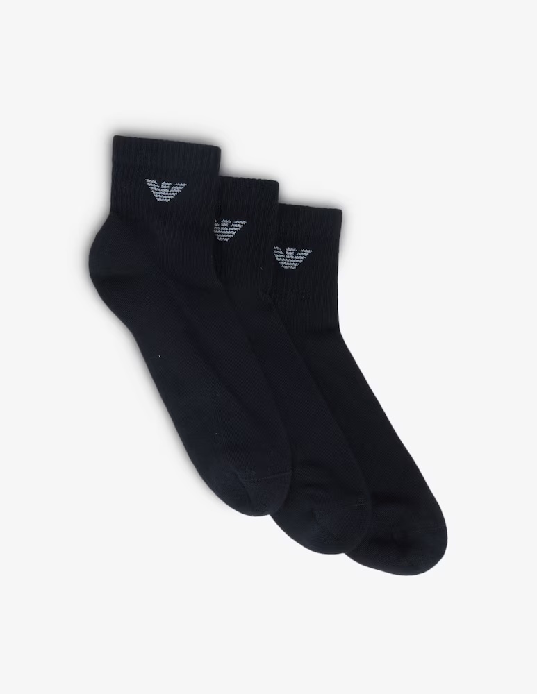 3р короткие носки Emporio Armani, черный
3р короткие носки Emporio Armani, черный