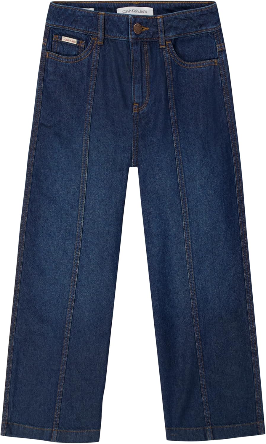 Джинсы Calvin Klein Girls с пятью карманами, широкими швами, застежкой на молнию и пуговицы, Vintage Dark Wash
Джинсы Calvin Klein Girls с пятью карманами, широкими швами, застежкой на молнию и пуговицы, Vintage Dark Wash