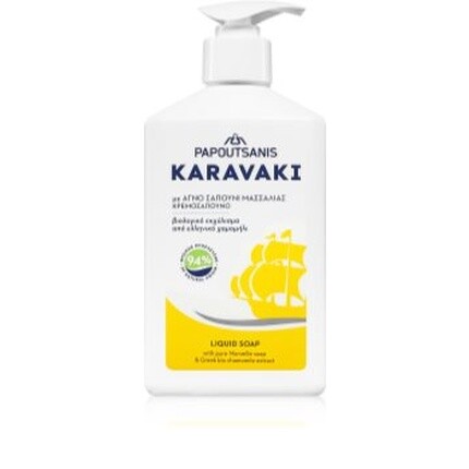 Жидкое мыло «Караваки» с ромашкой - 330 мл Papoutsanis
Жидкое мыло «Караваки» с ромашкой - 330 мл Papoutsanis