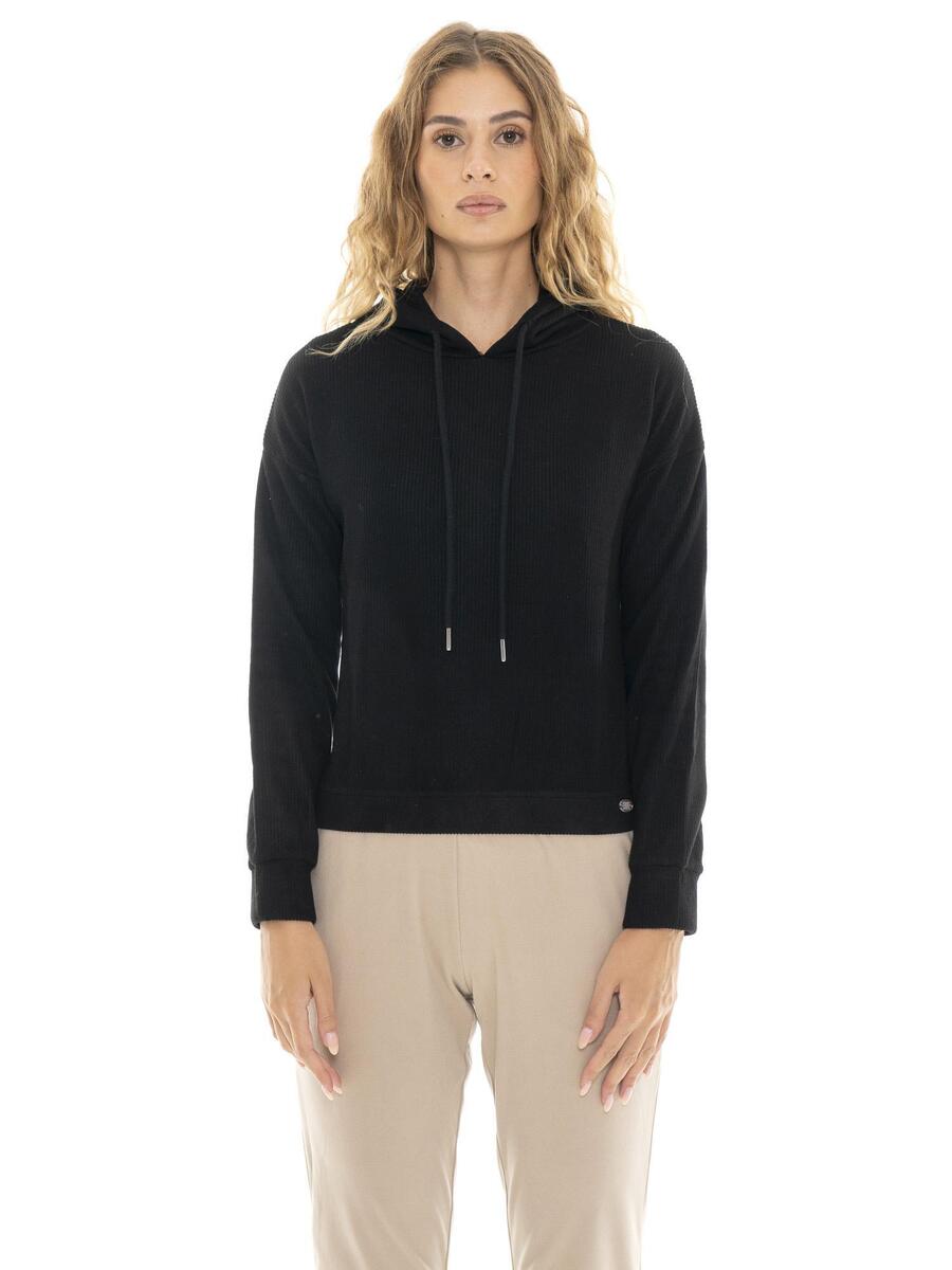 LEONE 1947 APPAREL Женская толстовка с капюшоном в рубчик Pearl
LEONE 1947 APPAREL Женская толстовка с капюшоном в рубчик Pearl