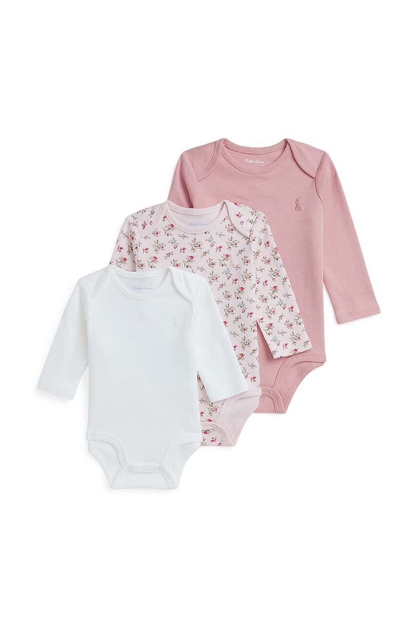 Polo Ralph Lauren (3 пары хлопкового боди для малышей), розовый
Polo Ralph Lauren (3 пары хлопкового боди для малышей), розовый