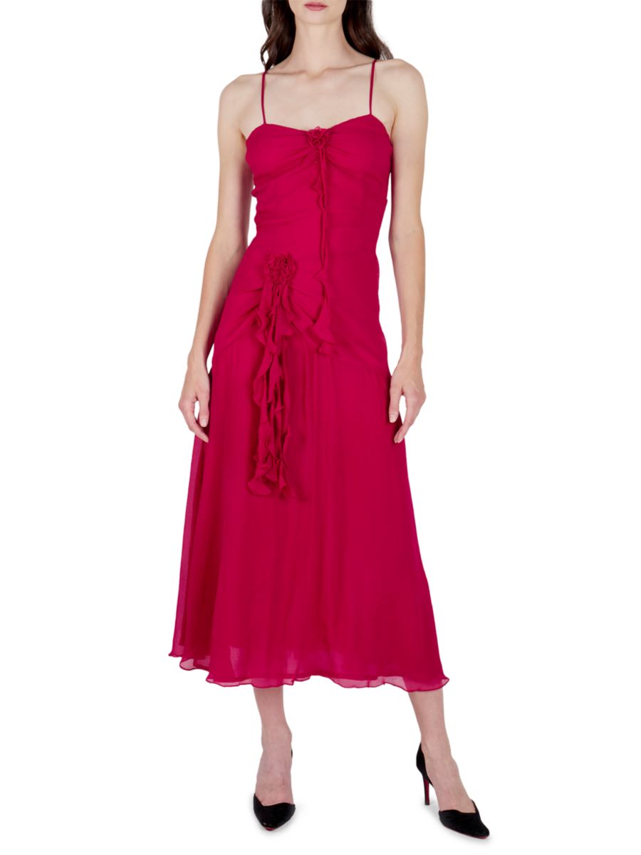 Мятое платье миди Bleeker Mira с аппликацией Secret Mission, красный
Мятое платье миди Bleeker Mira с аппликацией Secret Mission, красный