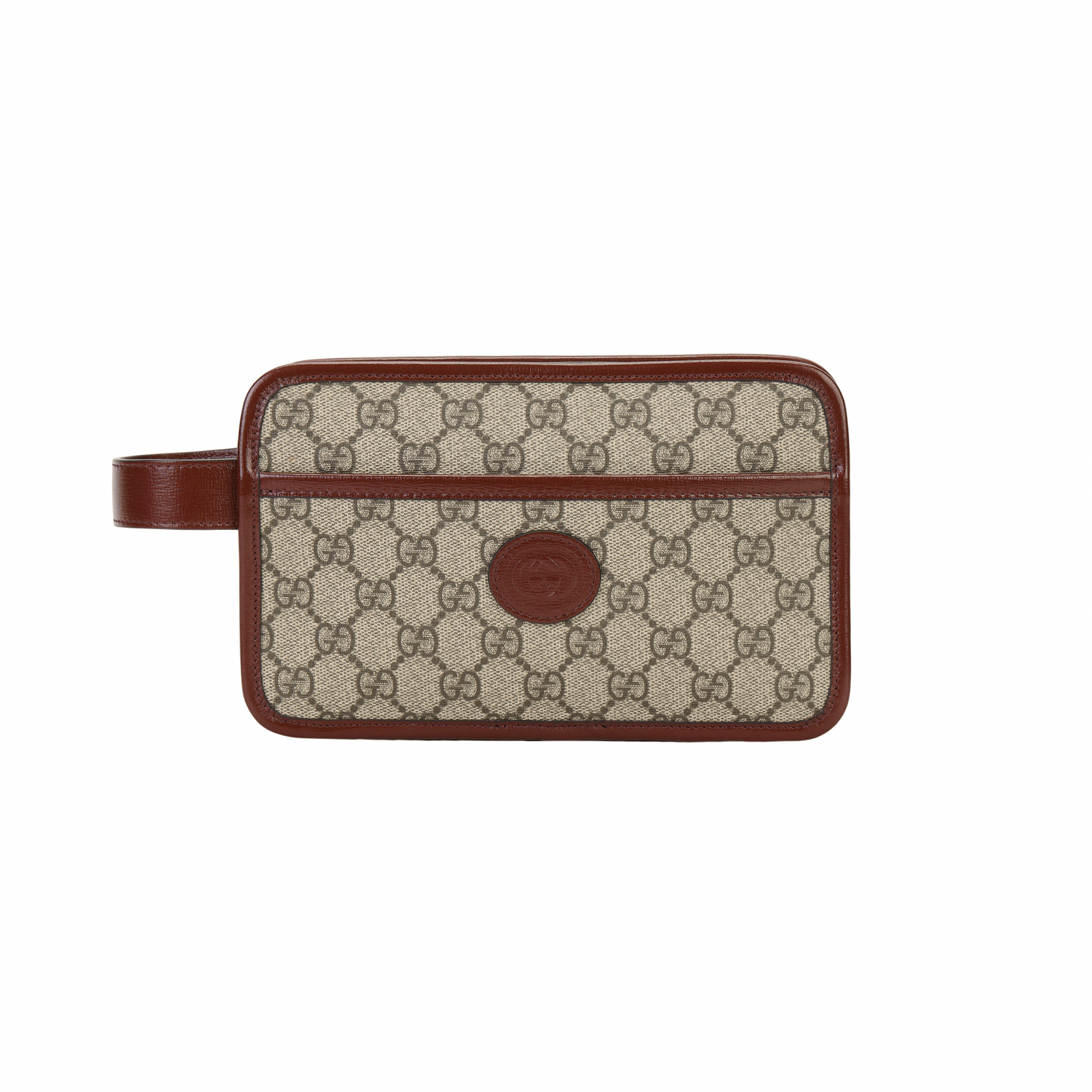 Сумка-косметичка дорожная из кожи и холста клатч женская бордово-коричневая GUCCI
Сумка-косметичка дорожная из кожи и холста клатч женская бордово-коричневая GUCCI