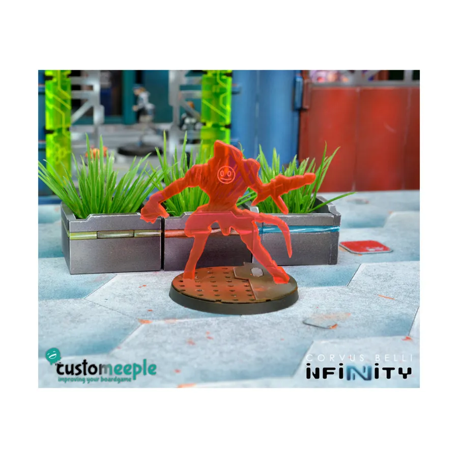 Маркеры подражания кибермаске — Скьяворо общевойсковой армии с плазменной винтовкой, Infinity - Tokens, Markers & Templates (Customeeple) 
Маркеры подражания кибермаске — Скьяворо общевойсковой армии с плазменной винтовкой, Infinity - Tokens, Markers & Templates (Customeeple)