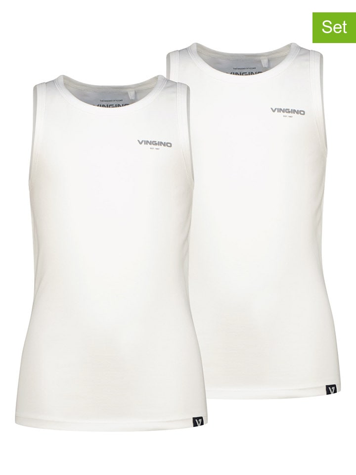 Vingino Комплект из 2 штук: белые топы
Vingino Комплект из 2 штук: белые топы