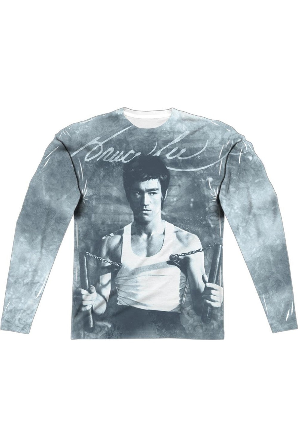 Футболка с длинным рукавом Bruce Lee Nunchucks для взрослых из полиэстера Gildan, белый
Футболка с длинным рукавом Bruce Lee Nunchucks для взрослых из полиэстера Gildan, белый