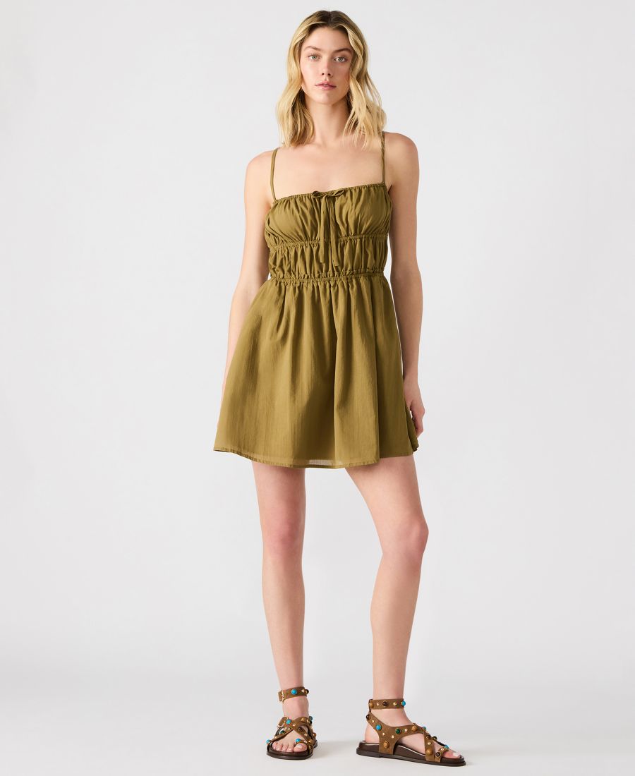 Женское мини-платье с полосками, меланжевого цвета Steve Madden, Deep Olive
Женское мини-платье с полосками, меланжевого цвета Steve Madden, Deep Olive