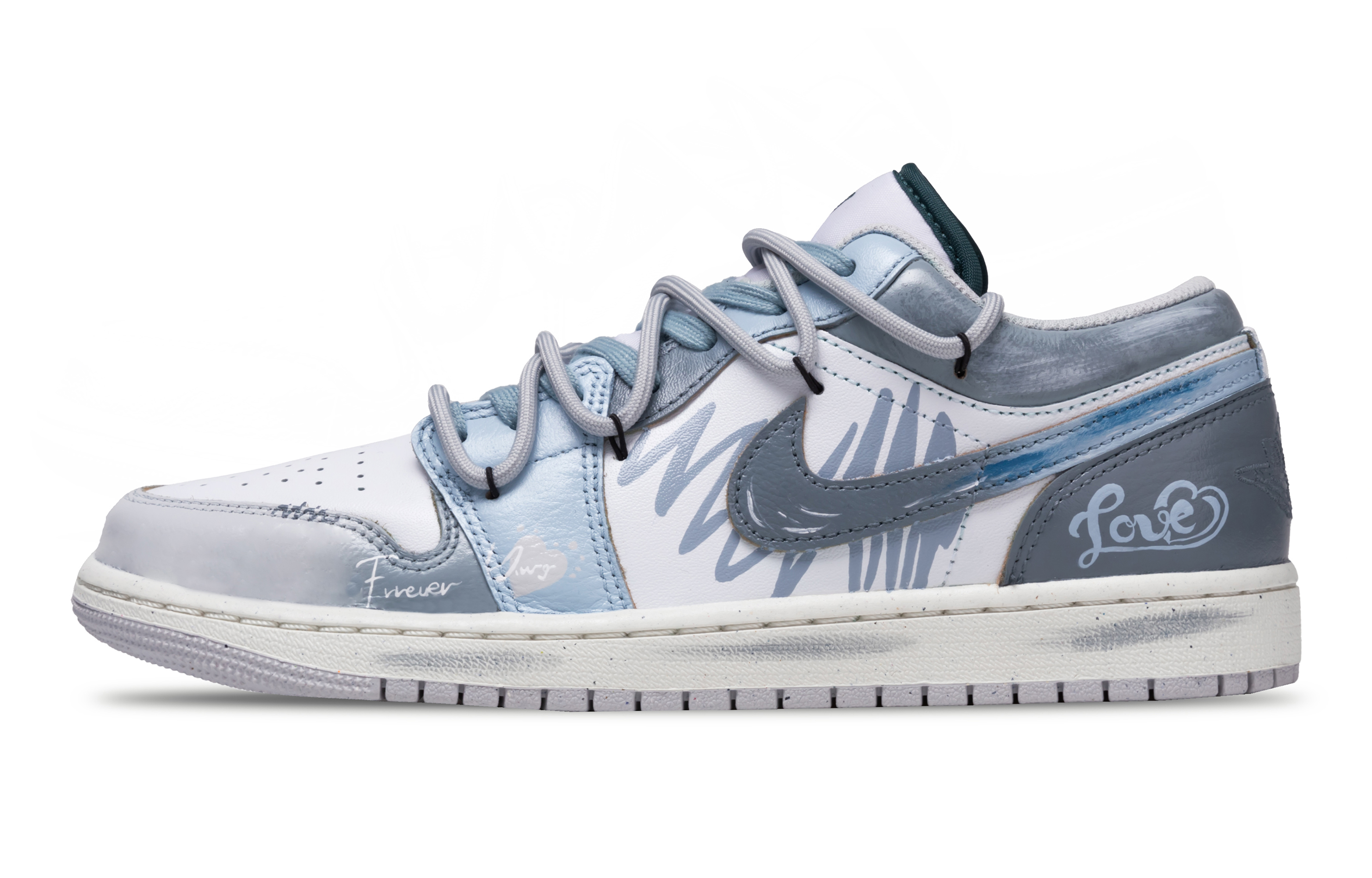 Jordan Баскетбольные кроссовки Air 1 Soul Key с низким верхом, износостойкие, винтажные, мужские, серо-синие
Jordan Баскетбольные кроссовки Air 1 Soul Key с низким верхом, износостойкие, винтажные, мужские, серо-синие