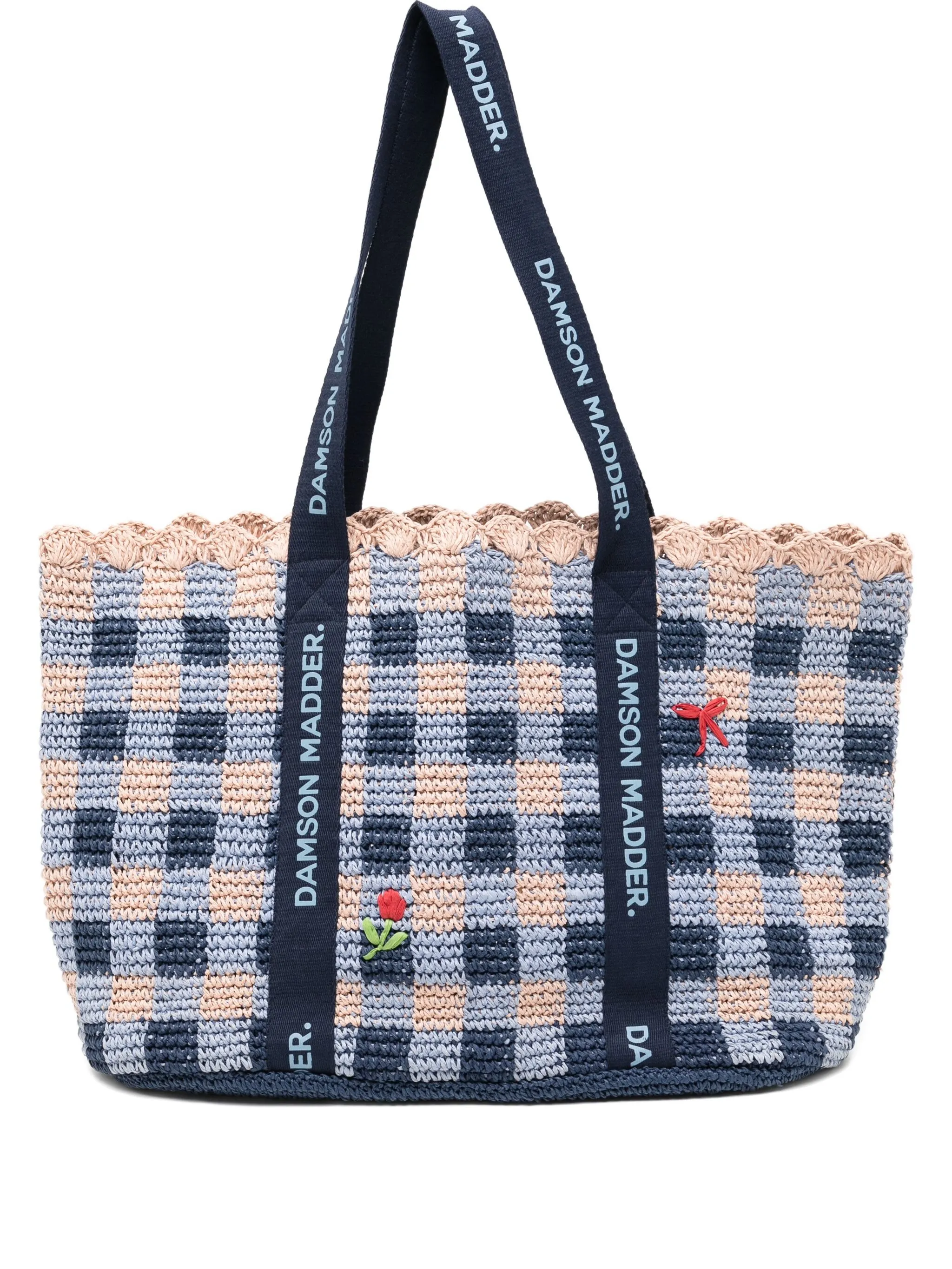 Сумка-тоут из рафии Damson Madder, синий
Сумка-тоут из рафии Damson Madder, синий