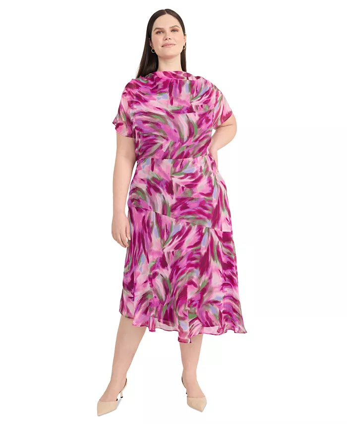 Асимметричное платье миди с принтом больших размеров Maggy London, фиолетовый
Асимметричное платье миди с принтом больших размеров Maggy London, фиолетовый