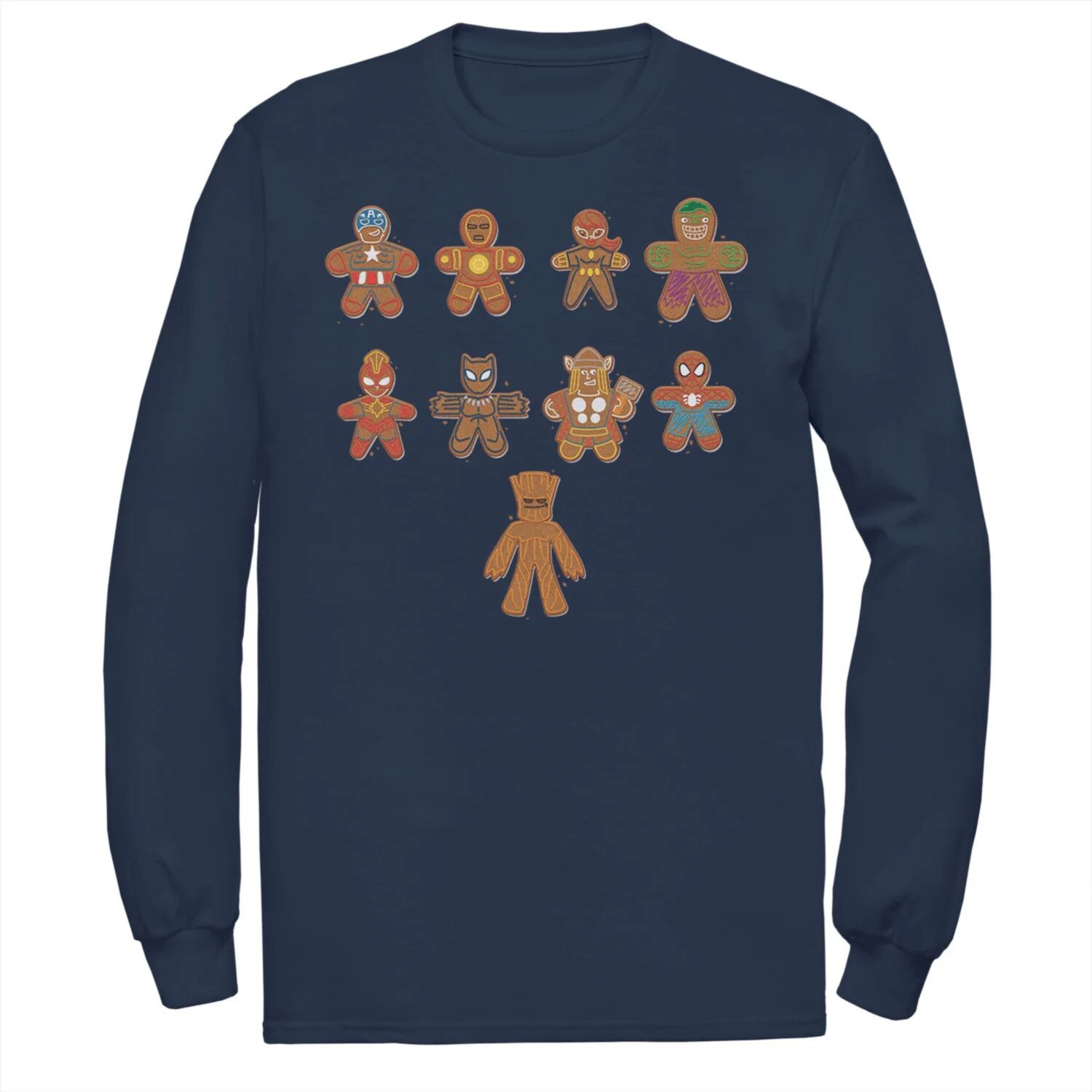 Мужская футболка Marvel Avengers Gingerbread Cookie Line Up Licensed Character
Мужская футболка Marvel Avengers Gingerbread Cookie Line Up Licensed Character