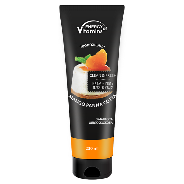 Гель для душа Манго Панна Котта, 230 мл Energy Of Vitamins
Гель для душа Манго Панна Котта, 230 мл Energy Of Vitamins