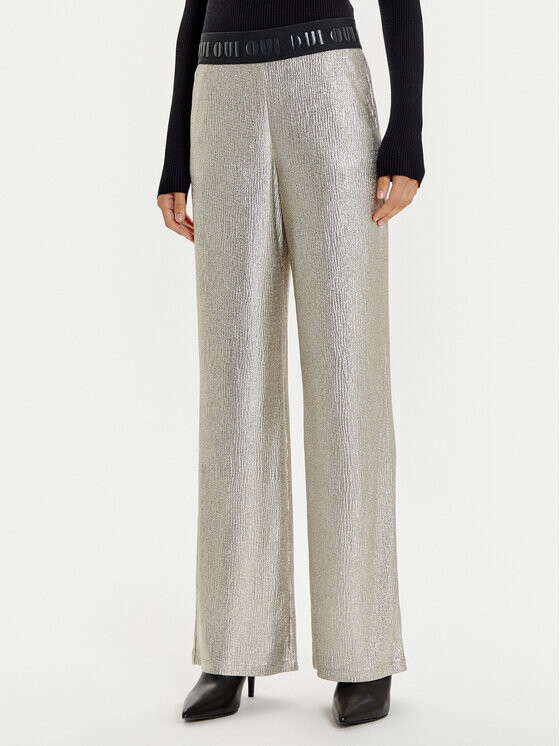 Тканевые брюки стандартного кроя Oui, золотой
Тканевые брюки стандартного кроя Oui, золотой