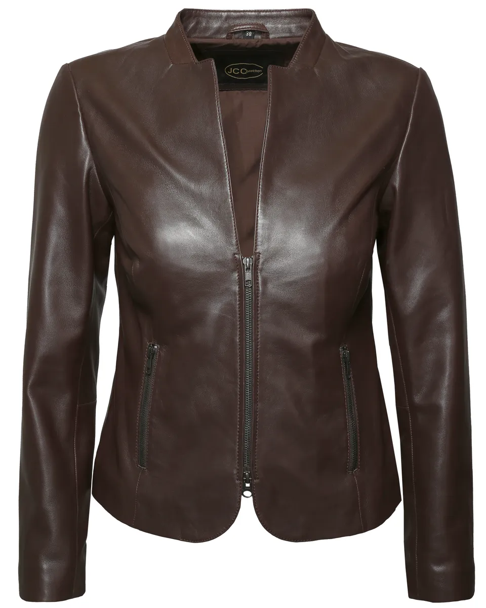 Кожаная куртка JCC "Лида", коричневый
Кожаная куртка JCC "Лида", коричневый