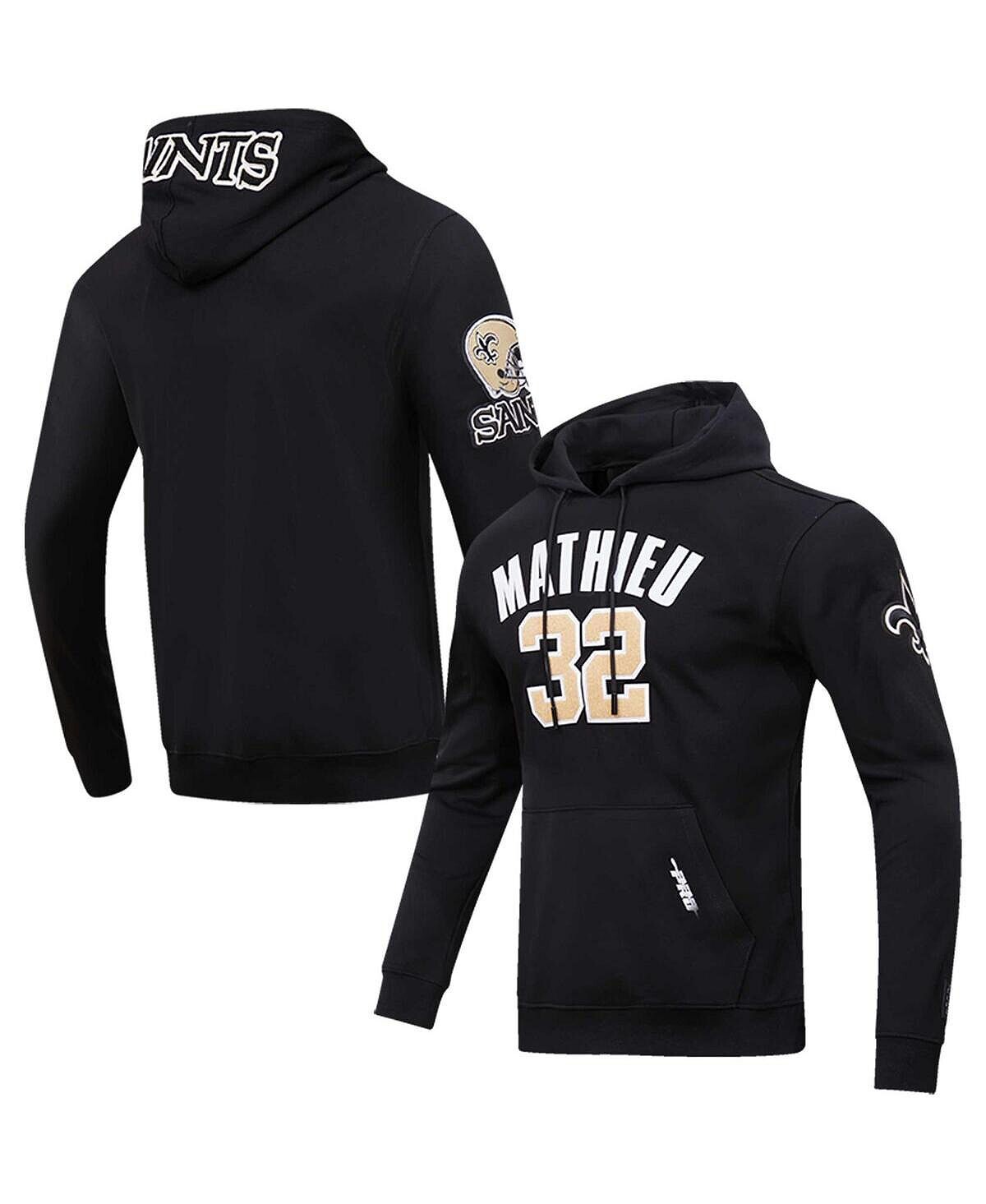 Мужской черный пуловер с капюшоном Tyrann Mathieu New Orleans Saints с именем и номером игрока Pro Standard
Мужской черный пуловер с капюшоном Tyrann Mathieu New Orleans Saints с именем и номером игрока Pro Standard
