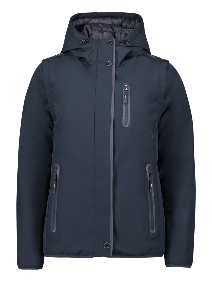 Betty Barclay Двусторонняя куртка с капюшоном темно-синего цвета
Betty Barclay Двусторонняя куртка с капюшоном темно-синего цвета