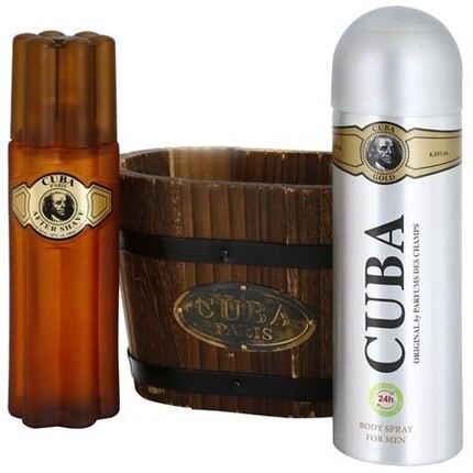 Cuba Gold by Cuba for Men 2 Piece Gift Set 3.4oz After Shave 6.7oz Body Spray
Cuba Gold by Cuba for Men 2 Piece Gift Set 3.4oz After Shave 6.7oz Body Spray