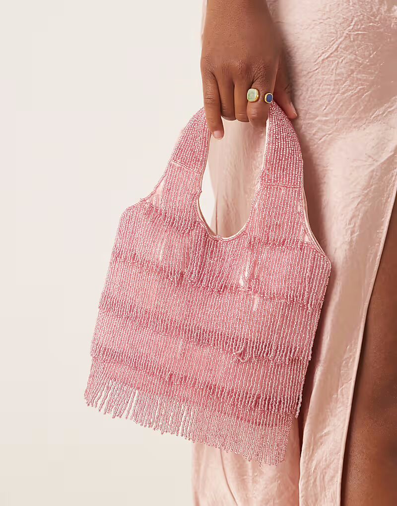 Сумка-кошелек с бисером и кисточками розового цвета True Decadence, Розовый, Сумка-кошелек с бисером и кисточками розового цвета True Decadence
Сумка-кошелек с бисером и кисточками розового цвета True Decadence, Розовый, Сумка-кошелек с бисером и кисточками розового цвета True Decadence