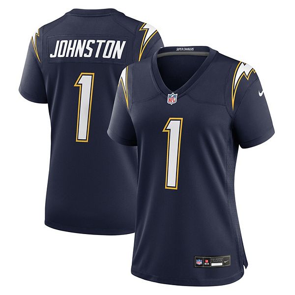 Женская игровая футболка Los Angeles Chargers альтернативная Super Chargers, цвет navy, модель quentin johnston Nike
Женская игровая футболка Los Angeles Chargers альтернативная Super Chargers, цвет navy, модель quentin johnston Nike