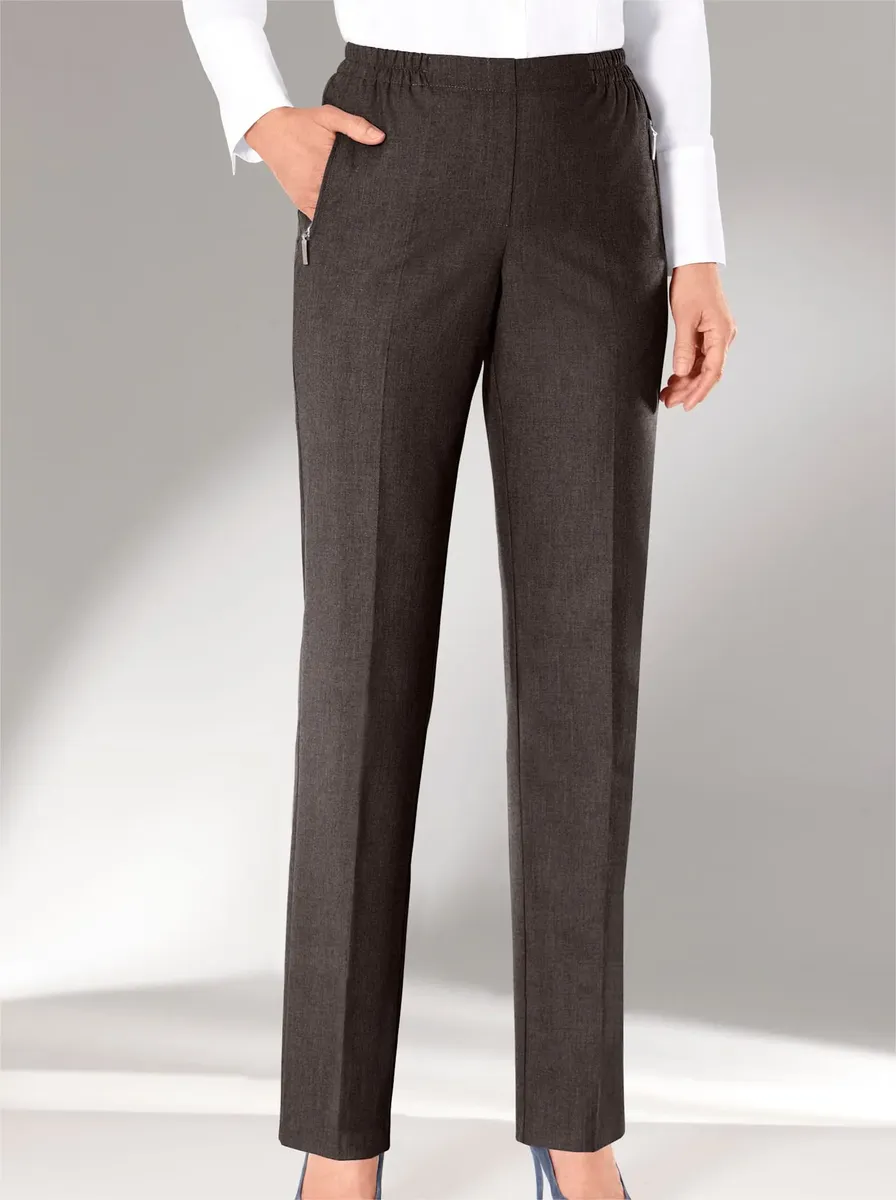 Тканые брюки Adelina, цвет Mokka-Meliert
Тканые брюки Adelina, цвет Mokka-Meliert