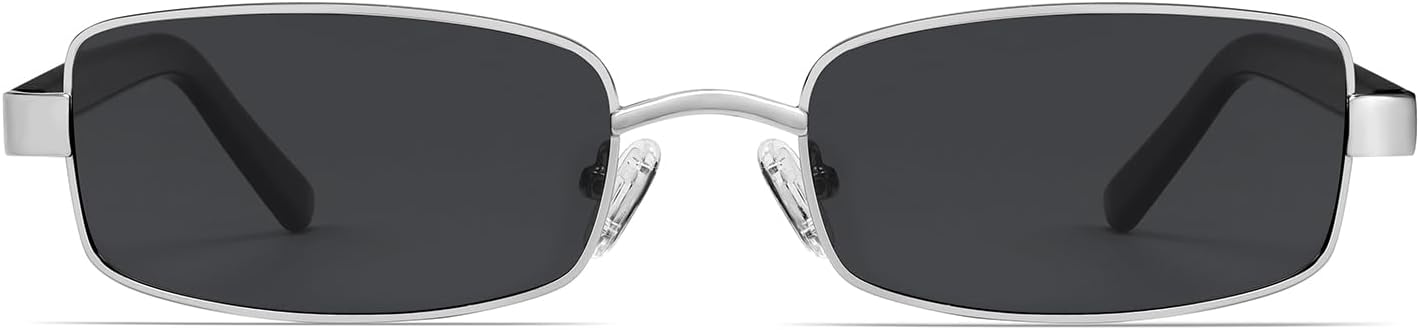 Солнцезащитные очки VANLINKER Retro Rectangle Polarized для женщин и мужчин, маленькие, в стиле 90-х, модные, тонкие, узкие, прямоугольная оправа VL9684, Black Silver/Grey
Солнцезащитные очки VANLINKER Retro Rectangle Polarized для женщин и мужчин, маленькие, в стиле 90-х, модные, тонкие, узкие, прямоугольная оправа VL9684, Black Silver/Grey