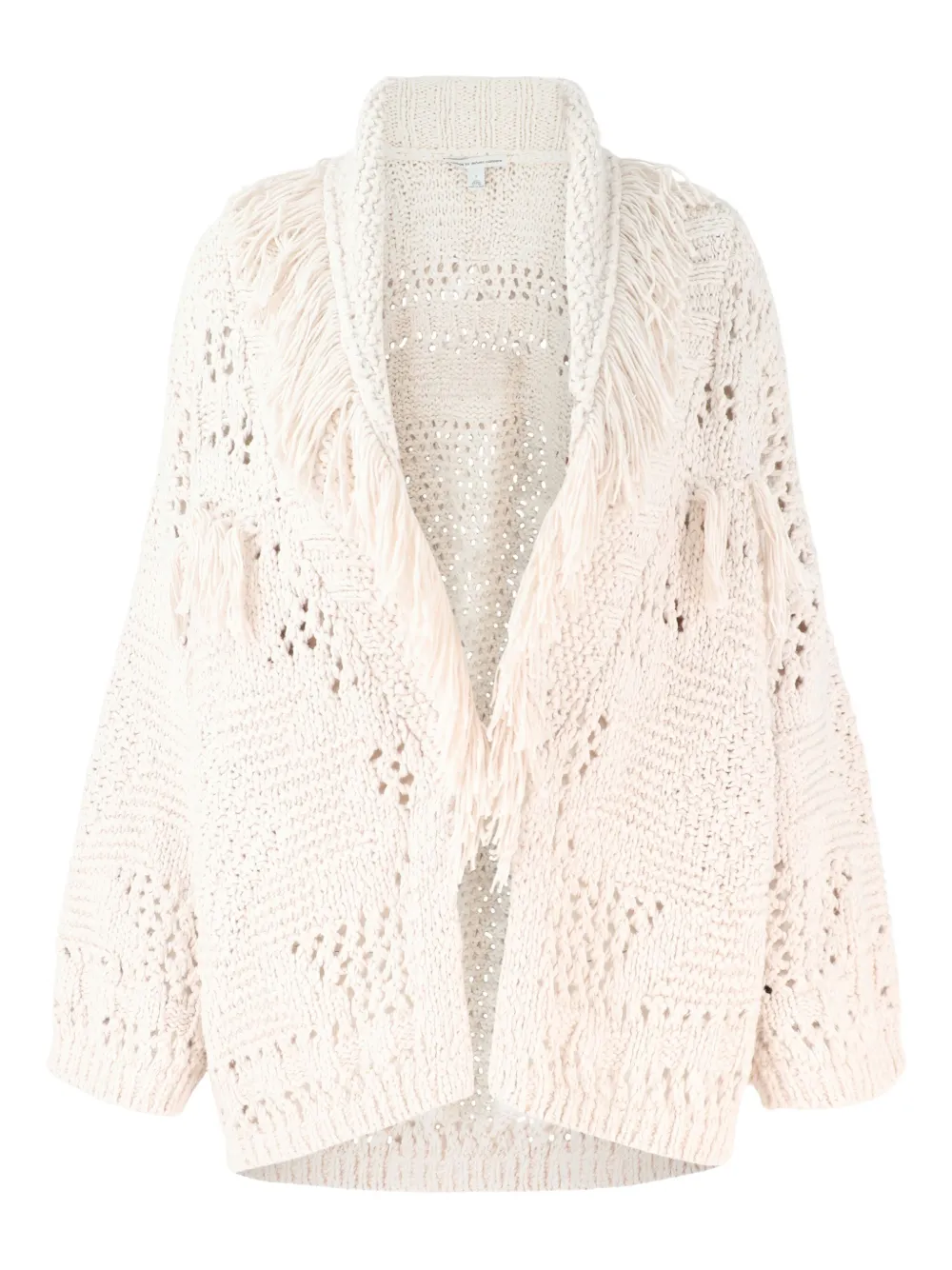 Кардиган с воротником-шалькой и бахромой Autumn Cashmere, нейтральный
Кардиган с воротником-шалькой и бахромой Autumn Cashmere, нейтральный