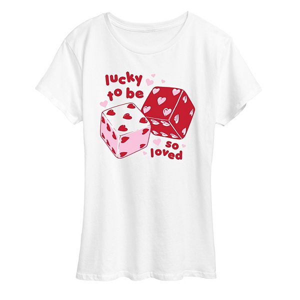 Футболка Women's lucky to be so loved graphic Licensed Character
Футболка Women's lucky to be so loved graphic Licensed Character