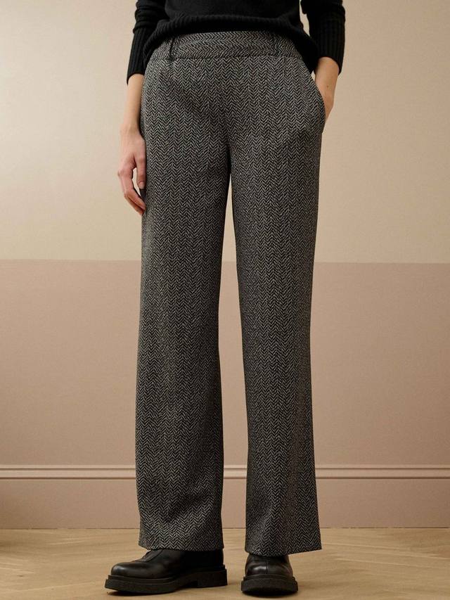 Брюки прямого кроя в рубчик Brora, Steel
Брюки прямого кроя в рубчик Brora, Steel