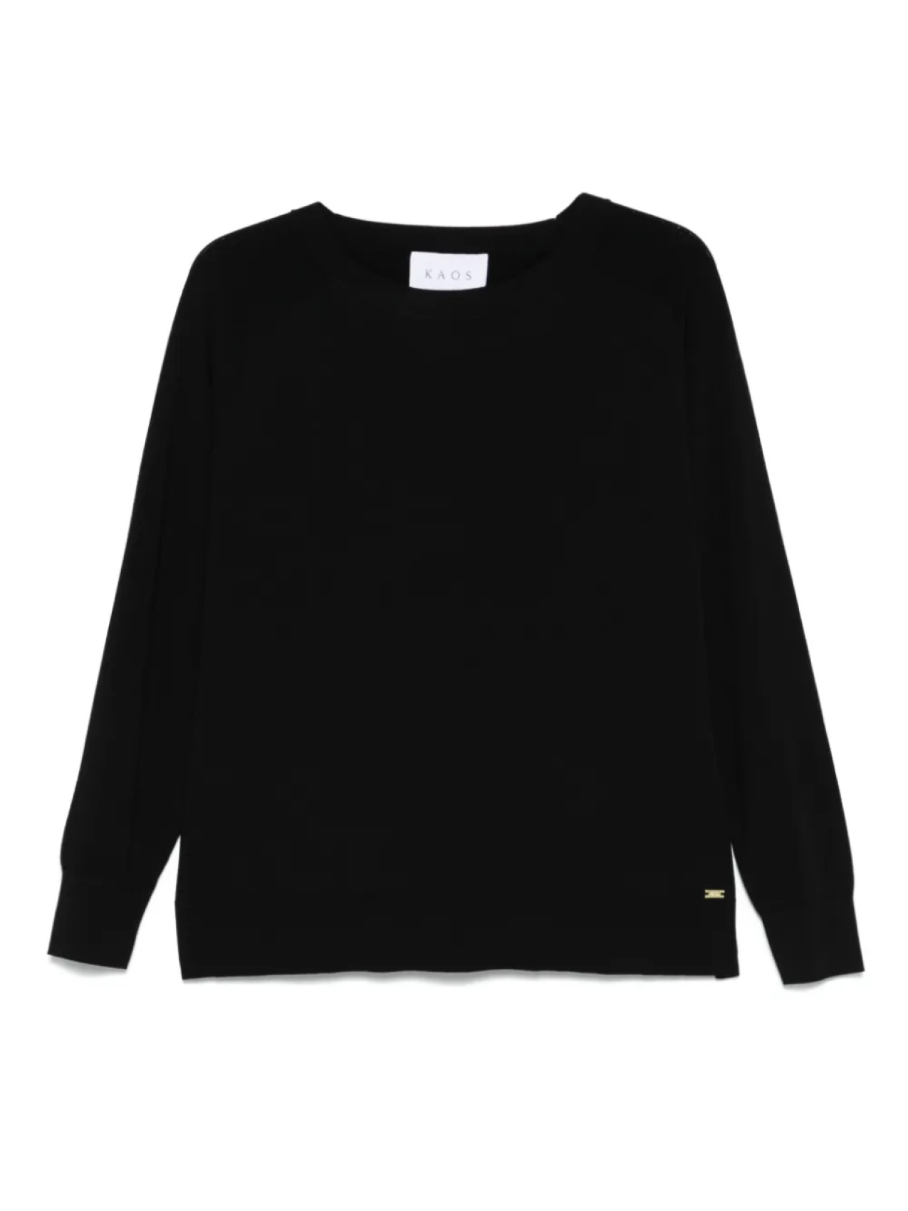 Топ с логотипом kaos, черный
Топ с логотипом kaos, черный