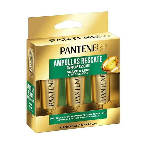 Ампулы для волос для смягчения волос Ampollas Liso Extremo 1 Minuto Pantene, 3 UD
Ампулы для волос для смягчения волос Ampollas Liso Extremo 1 Minuto Pantene, 3 UD